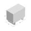 71cm W Manufactured Wood Bedside Table