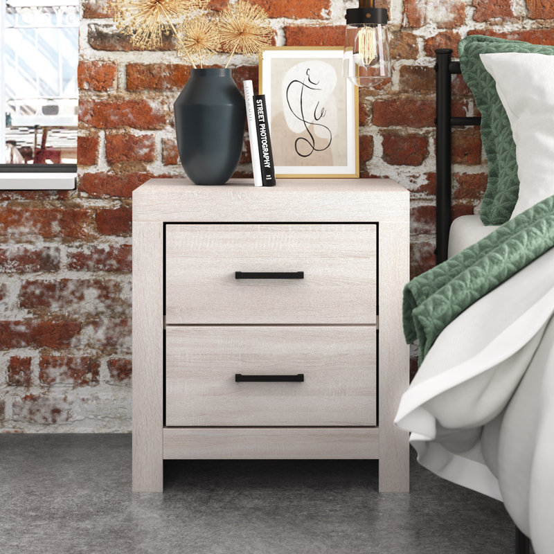 Alferetta 21.75'' W Nightstand, Coastal White