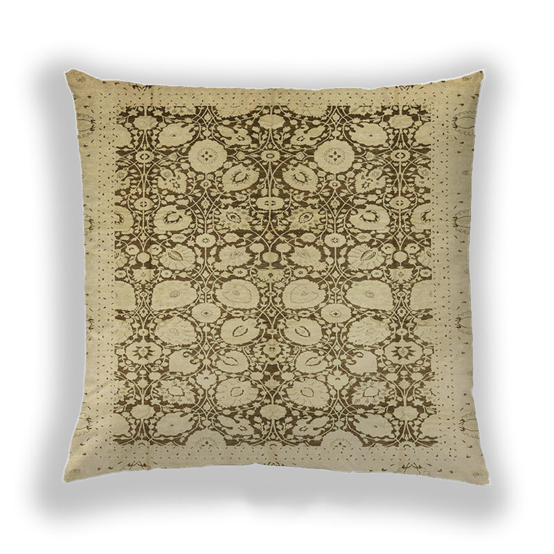 Coussin décoratif abstrait 2498, Microsuède