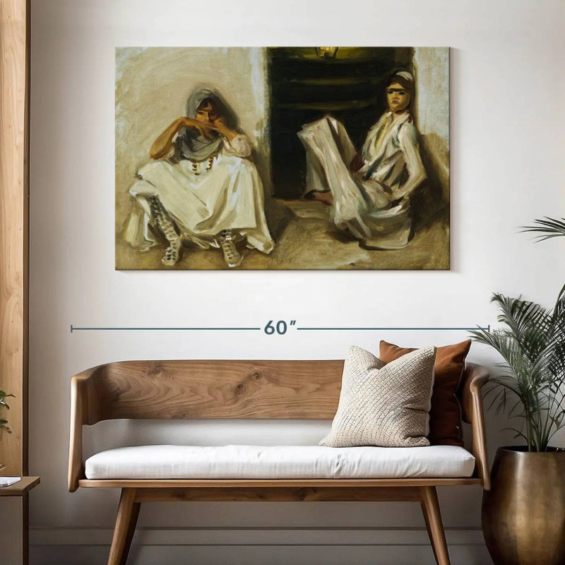 Leisha, deux femmes arabes, 1905, H 32 po x l 48 po