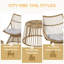 Chaise et table d'appoint