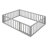 Wood Daybed Frame With Fence-945896506-945896503