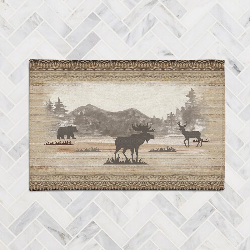 Mountain View Chenille Indoor Rug, Rectangle 4' x 6'