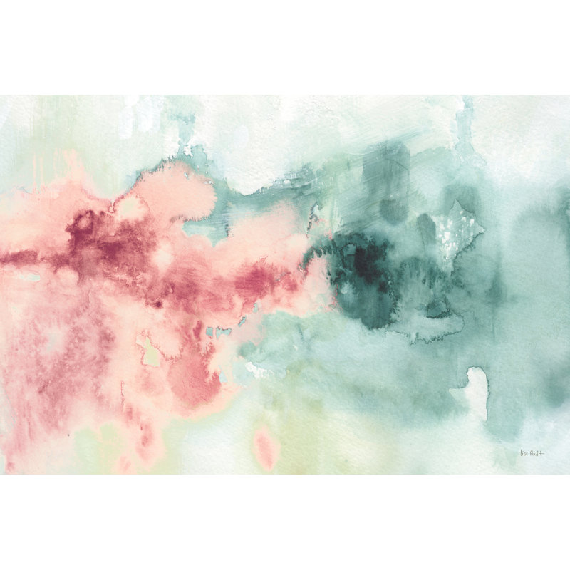 Ma serre abstraite I rose, H 20 po x l 30 po, Non, Toile tendue