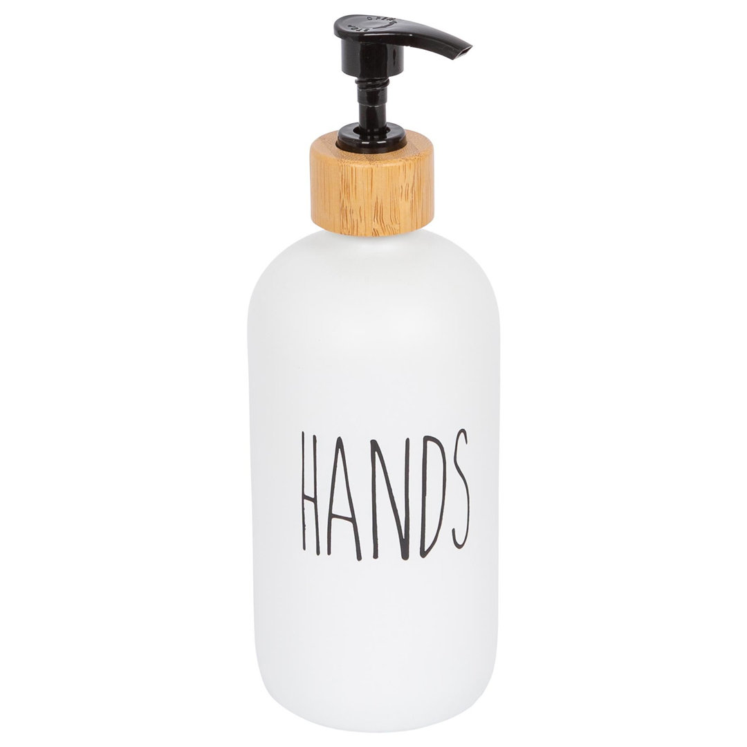 Harbour Housewares White 500Ml Glass Hand Soap Dispenser - Image 6