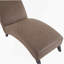 Upholstered Curved Chaise Lounge For Living Room