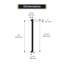 Deltana SSP3615U32D 36" Extra Large Contemporary Pulls, Single Side in Brushed Stainless-366906193