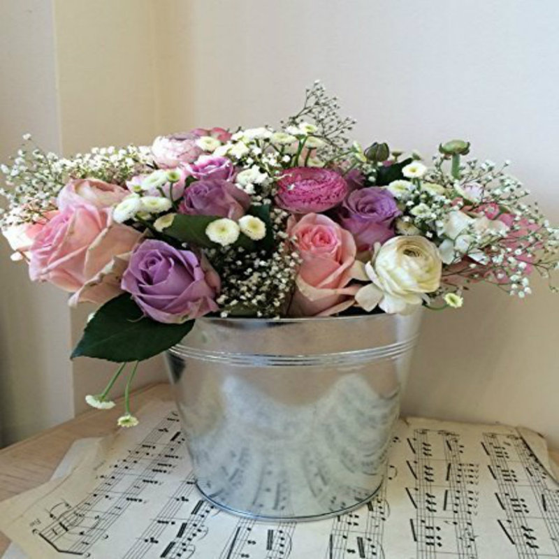 Deweese Metal Pot Planter