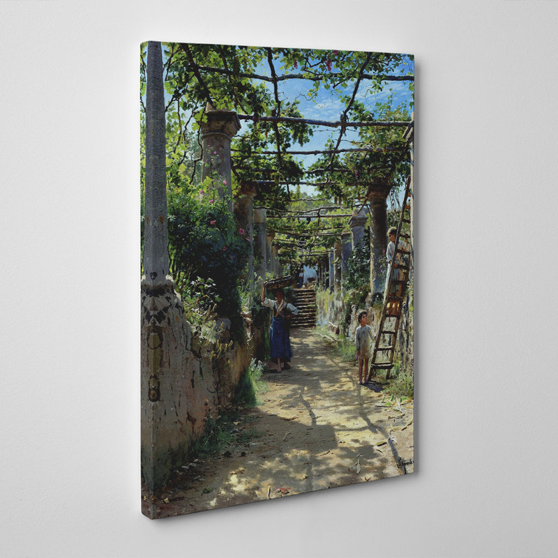 Peder Mork Monsted - Wrapped Canvas Painting, 60cm H x 40cm W