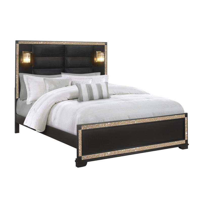 Ensemble de chambre à coucher vivante, Grand lit