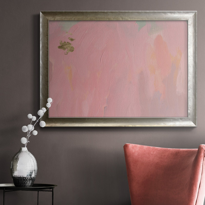Cherry Horizon II - Peinture sur toile encadrée, L 36 po x H 24 po