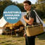 30 Quarts Picnic Tote Bag, Grey