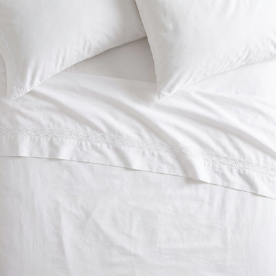 Leno Pima Cotton Flat Sheet