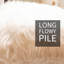 Tapis blanc à poils longs lavable à la machine Diller-580828329