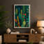 Cactus Garden Botanical 1 Piece Wrapped Canvas Wall Art-136794754-136794755