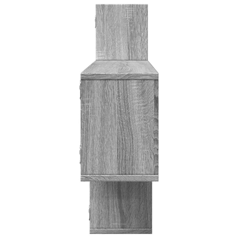 Rizelle Floating Shelf, Grey Sonoma