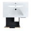 Ensemble de meuble-lavabo simple 29,52 po avec plateau en résine Elodi-145248470