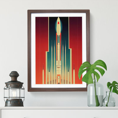 Spaceship Art No.4 - Single Picture Frame Print