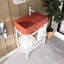 Ensemble de meuble-lavabo autoportant 24 po avec lavabo en céramique 24 po-432080505-432080503