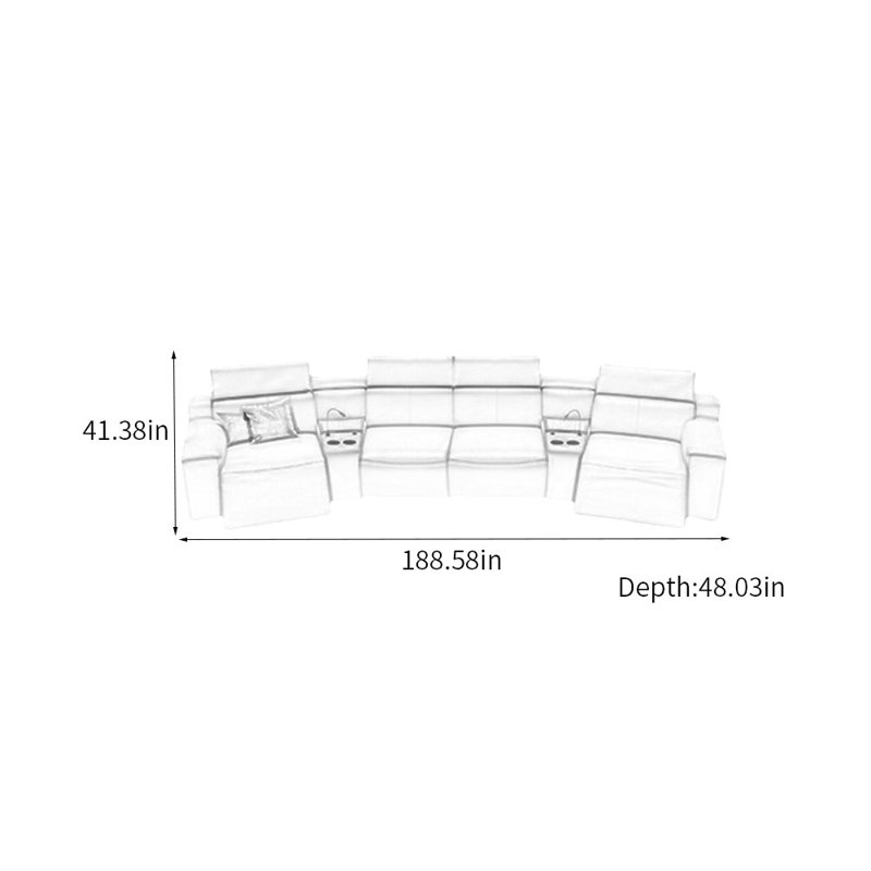 Electric cinema  multi-function sofa