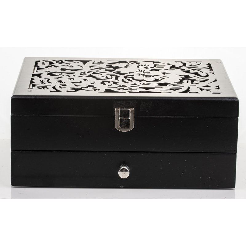 Wood Jewelery Box + Drawers