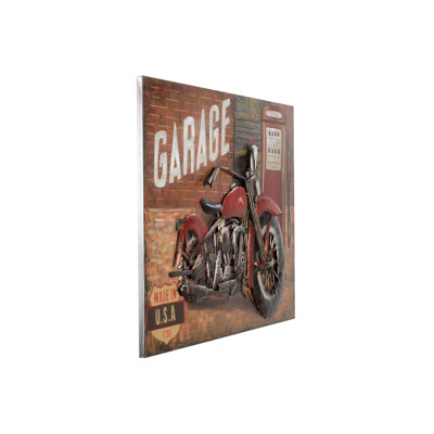 Handmade Transportation Wall Decor on Metal