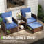 Ensemble de conversation en rotin pour 2 personnes avec repose-pieds Idamarie-105270514-85514300