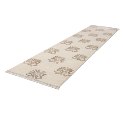 Tapis de couloir beige clair Howard