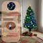 Lighted Artificial Christmas Tree-265654527
