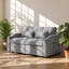 Canapé-lit inclinable moderne en velours avec ports USB, dimensions : 70,2 po L x 54,7 po P x 22 po H