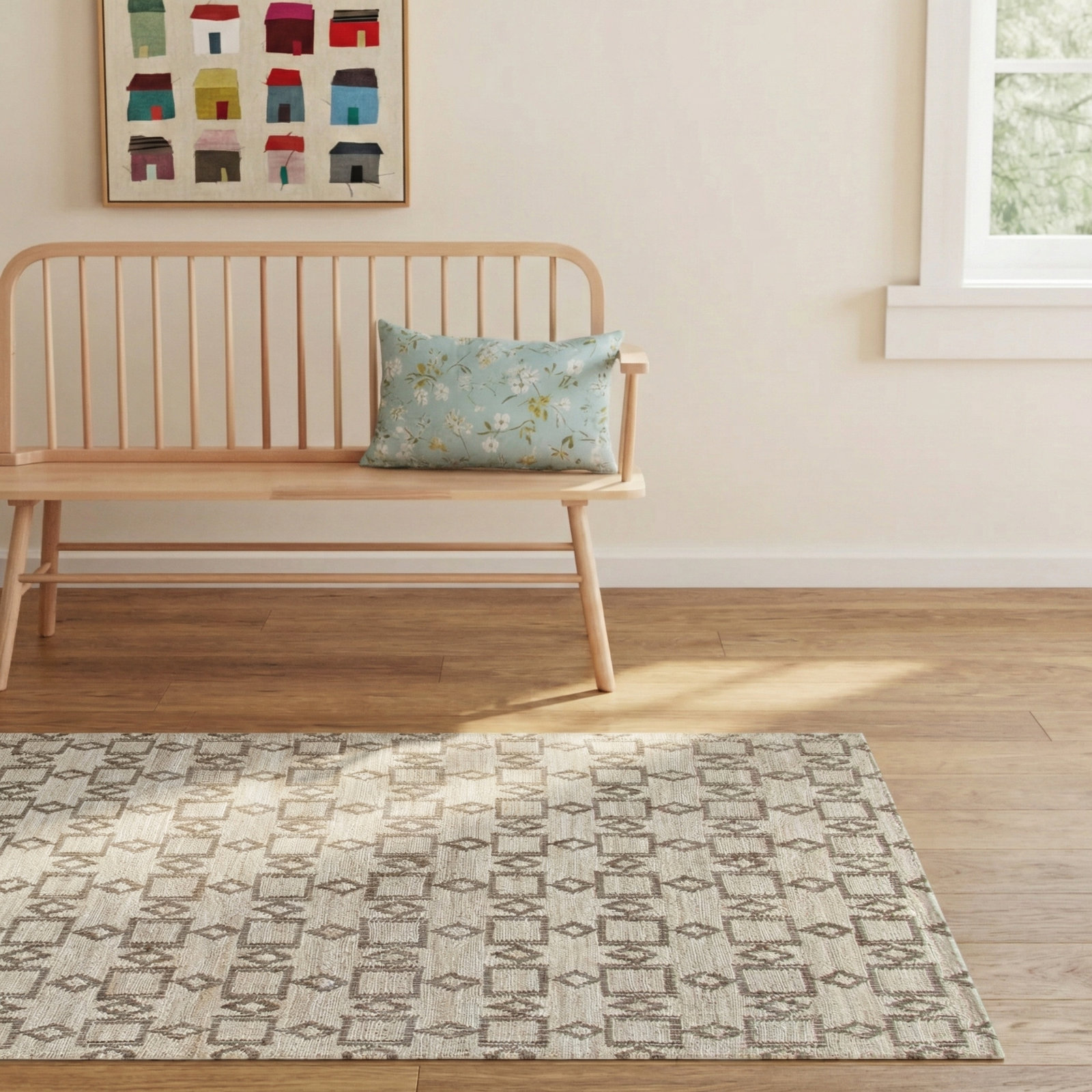 Dunn Jute / Sisal Rug, Rectangle 4' x 6'