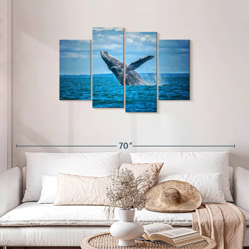 Brampt Pacific Humpback Whale, 27" H x 43" W