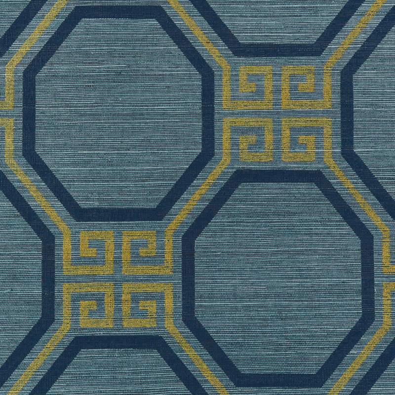 Papier peint Octavia Sisal, Paon