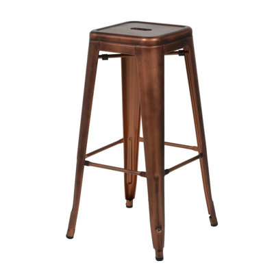 Katsikis Metal Outdoor Stool
