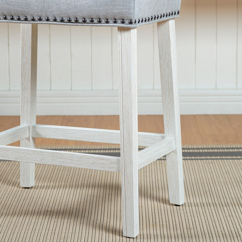 Ensemble de 2 tabourets à hauteur de comptoir rembourrés, chaise d'appoint