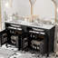 Meuble-lavabo de 60 po, lavabos doubles en céramique, tablette réglable, portes à fermeture en douceur, tiroir rabattable-1364377069-1364377071