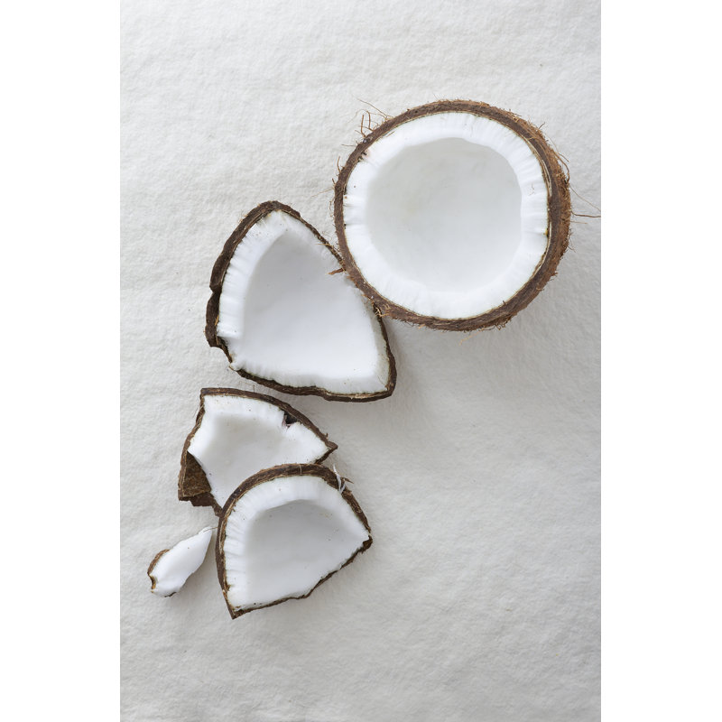 Morceaux de noix de coco crue, H 18 po x l 12 po