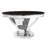 Davisboro Round Stone Top Metal Base Dining Table