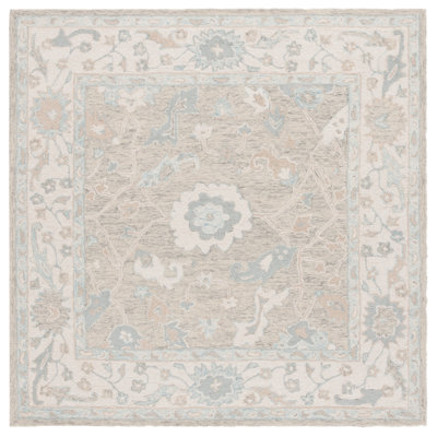 Ebony Hand Tufted Wool Pile Oriental Rug