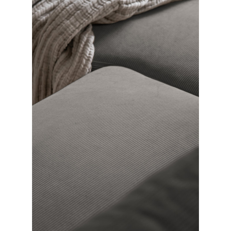 Lofty Lilly 6 seater Corner Sofa Bed, Left Hand Facing, Light Grey