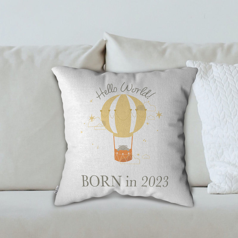 White Square Cushion Cover