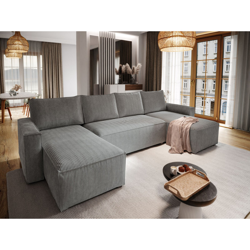 Shamonda 5 Seater Sofa Bed, Grey