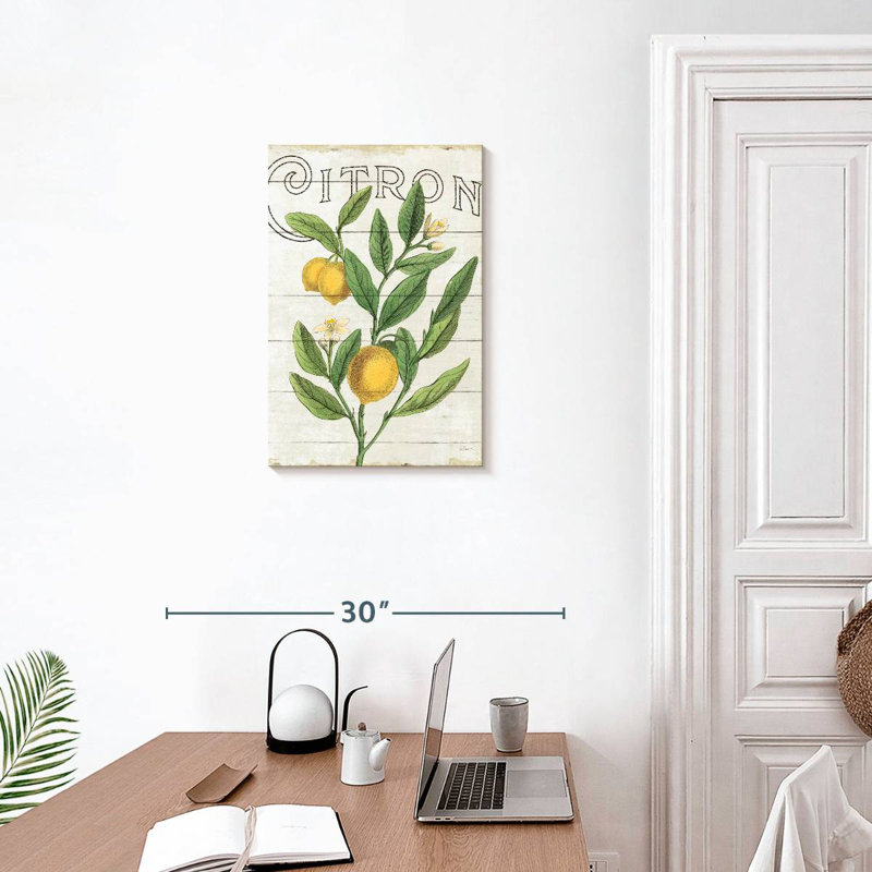 Yarlin Classic Citrus I Shiplap, H 24 po x l 16 po