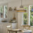 1-Light Drum pendant light Minimalist-624609255