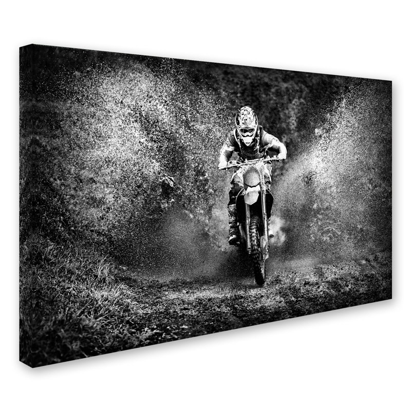 Paul GS Black and White Sports Photography Canvas Art