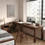 Bureau double caisson en L en bois massif avec 5 tiroirs et bureau-1040572396-1040572386