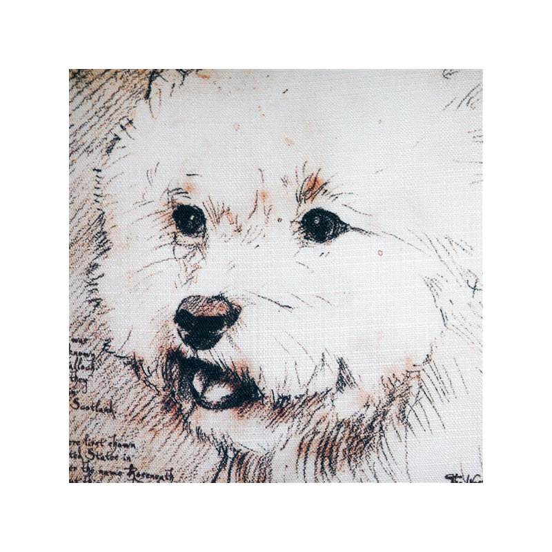 Coussin Westie Terrier