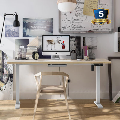 Poillucci Adjustable Metal Base Standing Desk