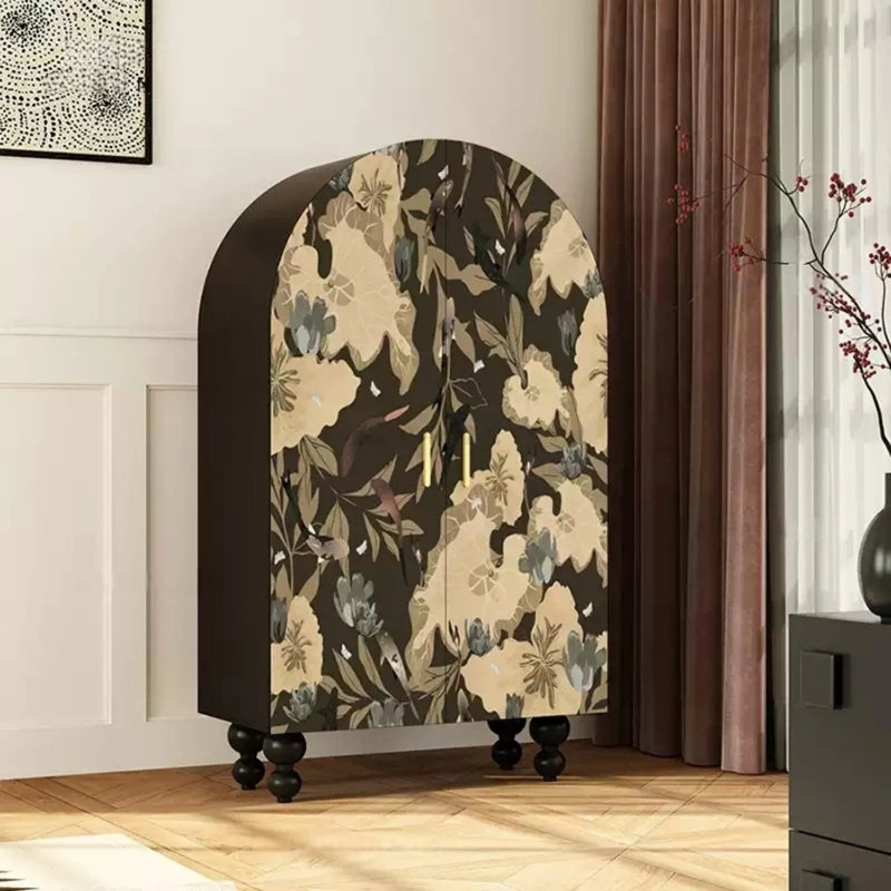 Armoire moderne à double porte minimaliste
