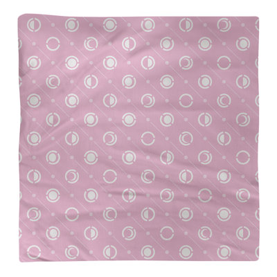 Serviette de coton deux couleurs en lune à phases Noira Gothard